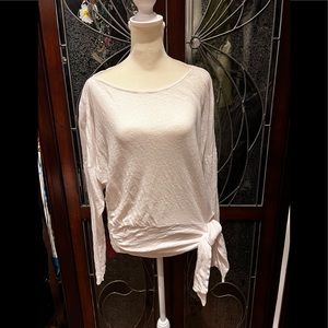 White blouse with tie